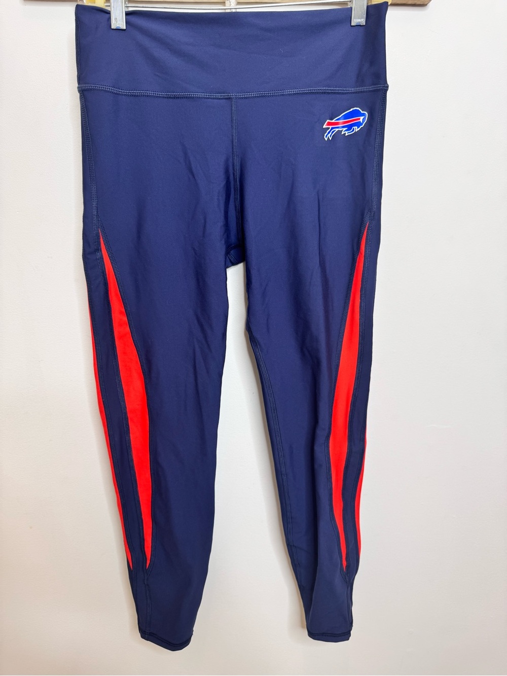 Buffalo Navy & Red Women's Athletic Leggings